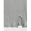 imageFloerns Womens Casual Solid Sleeveless Cami Split Hem Ribbed Knit Bodycon Mini DressGrey