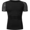 imageFloerns Mens Contrast Mesh Raglan Short Sleeve Clubwear Tee Shirt Top