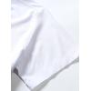 imageFloerns Mens Striped Shirts Casual Short Sleeve Button Down ShirtsBlack White Ombre
