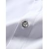 imageFloerns Mens Striped Shirts Casual Short Sleeve Button Down ShirtsBlack White Ombre