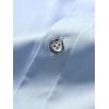 imageFloerns Mens Striped Shirts Casual Short Sleeve Button Down ShirtsBlue White Ombre