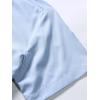imageFloerns Mens Striped Shirts Casual Short Sleeve Button Down ShirtsBlue White Ombre