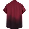 imageFloerns Mens Striped Shirts Casual Short Sleeve Button Down ShirtsBurgundy and Black