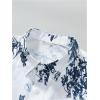 imageFloerns Mens Striped Shirts Casual Short Sleeve Button Down ShirtsDeep Blue