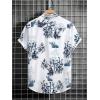imageFloerns Mens Striped Shirts Casual Short Sleeve Button Down ShirtsDeep Blue