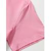 imageFloerns Mens Striped Shirts Casual Short Sleeve Button Down ShirtsPink Ombre