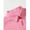 imageFloerns Mens Striped Shirts Casual Short Sleeve Button Down ShirtsPink Ombre