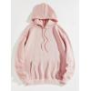 imageFloerns Womens Letter Graphic Print Long Sleeve Drawstring Hoodie SweatshirtA Light Pink