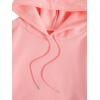 imageFloerns Womens Letter Graphic Print Long Sleeve Drawstring Hoodie SweatshirtPink Bowknot