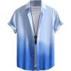 Blue White Ombre
