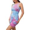 imageFloerns Womens Casual Solid Sleeveless Stretchy Short Bodycon Tank DressMulti