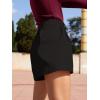 imageFloerns Womens Casual Solid High Waist Wide Leg Shorts with PocketBlack