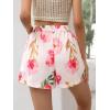 imageFloerns Womens Casual Solid High Waist Wide Leg Shorts with PocketPale Pink