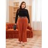 imageFloerns Womens Plus Size Leopard Print Mock Neck Mesh Long Sleeve Tee Shirt TopBlack Paisley