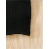 imageFloerns Girls Long Sleeve Mock Neck Rib Knit Fitted Pencil DressBlack Multi