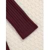 imageFloerns Girls Long Sleeve Mock Neck Rib Knit Fitted Pencil DressBurgundy