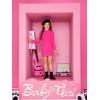 imageFloerns Girls Long Sleeve Mock Neck Rib Knit Fitted Pencil DressHot Pink