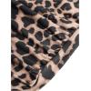 imageFloerns Girls Long Sleeve Mock Neck Rib Knit Fitted Pencil DressLeopard