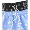 imageFloerns Boys 2 Pcs Boho Paisley Print Drawstring Waist Summer Beach Shorts with PocketsLight Blue