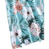 imageFloerns Womens 2 Piece Floral Print Wrap Cutout Bathing Suit Skirtini with BottomsA Blue