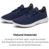 imageAllbirds Mens Tree Runners Everyday Sneakers Machine Washable Shoe Made with Natural MaterialsHazy Indigo Blizzard Sole