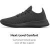 imageAllbirds Mens Tree Runners Everyday Sneakers Machine Washable Shoe Made with Natural MaterialsJet Black Black Sole