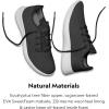 imageAllbirds Mens Tree Runners Everyday Sneakers Machine Washable Shoe Made with Natural MaterialsJet Black White Sole