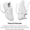 imageAllbirds Mens Tree Runners Everyday Sneakers Machine Washable Shoe Made with Natural MaterialsKaikoura White White Sole