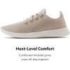 imageAllbirds Mens Tree Runners Everyday Sneakers Machine Washable Shoe Made with Natural MaterialsRugged Beige Natural White Sole
