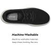 imageAllbirds Mens Wool Runners Everyday Sneakers Machine Washable Shoe Made with Natural MaterialsTrue Black Cream Sole