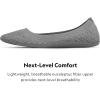 imageAllbirds Womens Tree Breezers Knit Ballet Flats SlipOn Everyday Round Toe Shoes Machine Washable Made with Natural MaterialsMist Dark Grey Sole