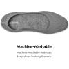 imageAllbirds Womens Tree Breezers Knit Ballet Flats SlipOn Everyday Round Toe Shoes Machine Washable Made with Natural MaterialsMist Dark Grey Sole