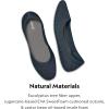 imageAllbirds Womens Tree Breezers Knit Ballet Flats SlipOn Everyday Round Toe Shoes Machine Washable Made with Natural MaterialsNavy Night Dark Navy Sole