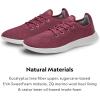 imageAllbirds Womens Tree Runners Everyday Sneakers Machine Washable Shoe Made with Natural MaterialsBotanic Red Blizzard Sole