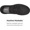 imageAllbirds Womens Tree Runners Everyday Sneakers Machine Washable Shoe Made with Natural MaterialsJet Black Black Sole