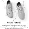 imageAllbirds Womens Tree Runners Everyday Sneakers Machine Washable Shoe Made with Natural MaterialsLight Grey Light Grey Sole