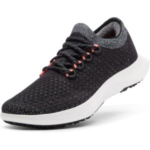 imageAllbirds Mens Tree Dasher 2 Active Sneakers Breathable Machine Washable LaceUp Fitness Shoes for Walking Running ampamp GymNatural Black  Bloom Coral Blizzard Sole