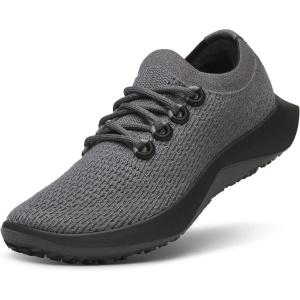 imageAllbirds Mens Tree Dasher 2 Active Sneakers Breathable Machine Washable LaceUp Fitness Shoes for Walking Running ampamp GymStormy Grey Dark Grey Sole
