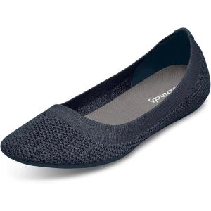 imageAllbirds Womens Tree Breezers Knit Ballet Flats SlipOn Everyday Round Toe Shoes Machine Washable Made with Natural MaterialsNavy Night Dark Navy Sole