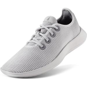 imageAllbirds Womens Tree Runners Everyday Sneakers Machine Washable Shoe Made with Natural MaterialsLight Grey Light Grey Sole