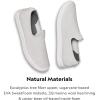 imageAllbirds Mens Tree Loungers Everyday SlipOn Sneakers Machine Washable Shoe Made with Natural MaterialsKaikoura White White Sole