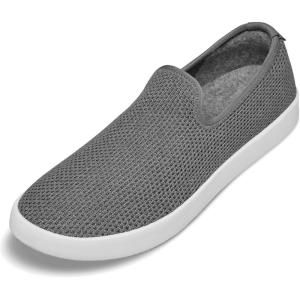 imageAllbirds Womens Tree Loungers Everyday SlipOn Sneakers Machine Washable Shoe Made with Natural MaterialsMist White Sole
