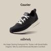 image:imageAllbirds Mens Courier Lightweight RetroInspired Everyday SneakerDark Grey  Natural Black Natural White Sole