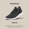 image:imageAllbirds Mens Tree Runner Everyday Sneakers Machine Washable Shoe Made with Natural MaterialsJet Black White Sole
