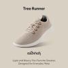 image:imageAllbirds Mens Tree Runner Everyday Sneakers Machine Washable Shoe Made with Natural MaterialsRugged Beige Natural White Sole