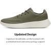 image:imageAllbirds Mens Tree Runner Go Everyday SneakersRugged Green Natural White Sole