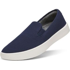image:imageAllbirds Mens Cruiser Slip On Shoe Breathable Comfortable Sneaker for Everyday WearDeep Navy Natural White Sole