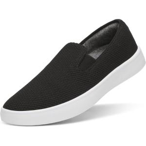 image:imageAllbirds Mens Cruiser Slip On Shoe Breathable Comfortable Sneaker for Everyday WearNatural Black Blizzard Sole