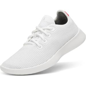 image:imageAllbirds Mens Tree Runner Everyday Sneakers Machine Washable Shoe Made with Natural MaterialsBlizzard  Bold Red Blizzard