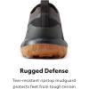 image:imageAllbirds Mens Trail Runner Breathable All Traction Hiking ShoesNatural Black Rugged Khaki Sole